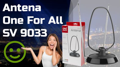Antena pokojowa One For All SV 9033 do telewizji – Opinia i Test